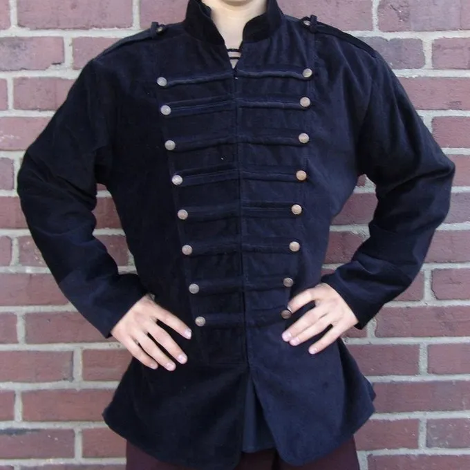 Leonardo Carbone 18th Century Seafarer Coat Black - Image 2