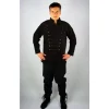 Leonardo Carbone 18th Century Seafarer Coat Black