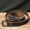 Birka Belt, Brown, Brass