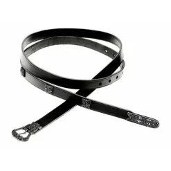 Birka Belt Deluxe, Black, Silvered