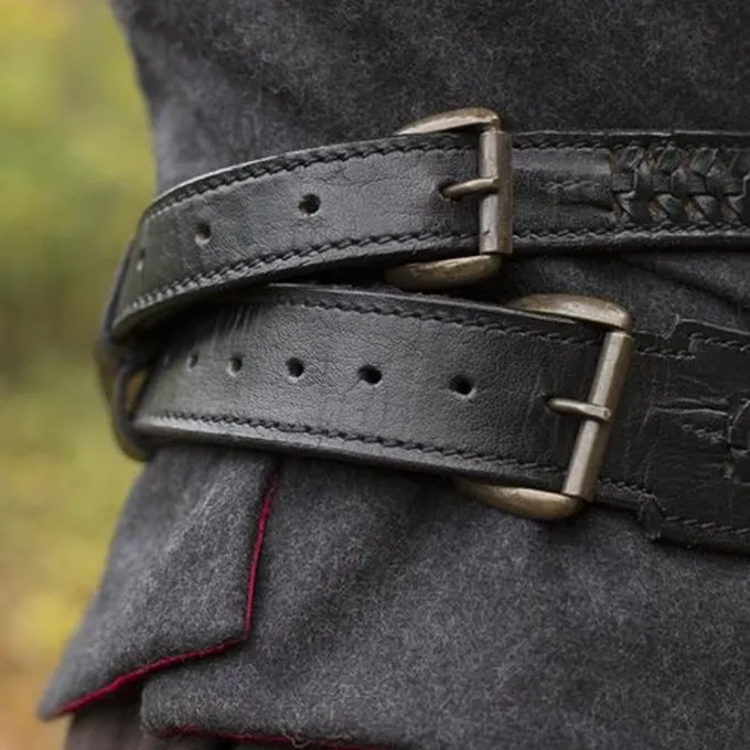 Epic Armoury Braided Sword Belt, Black - Image 6