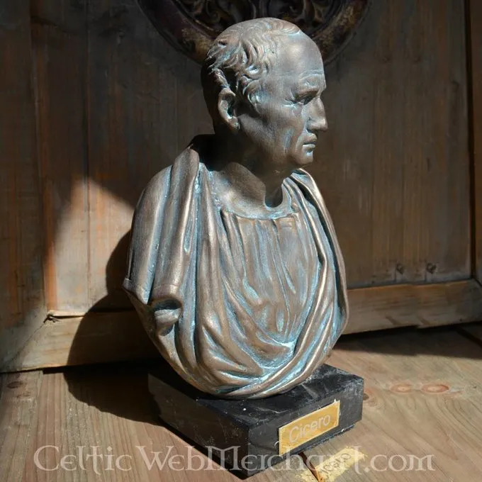Bronzed Bust Cicero - Image 2