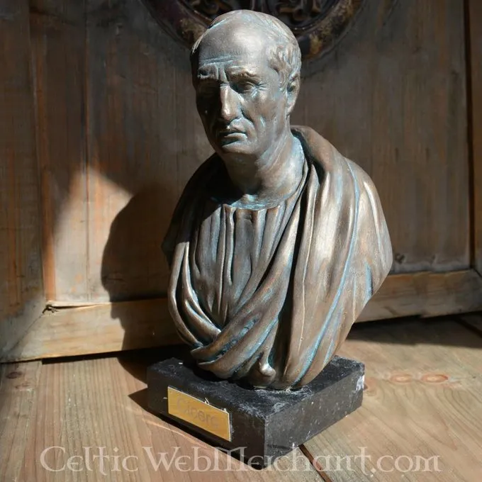 Bronzed Bust Cicero - Image 3