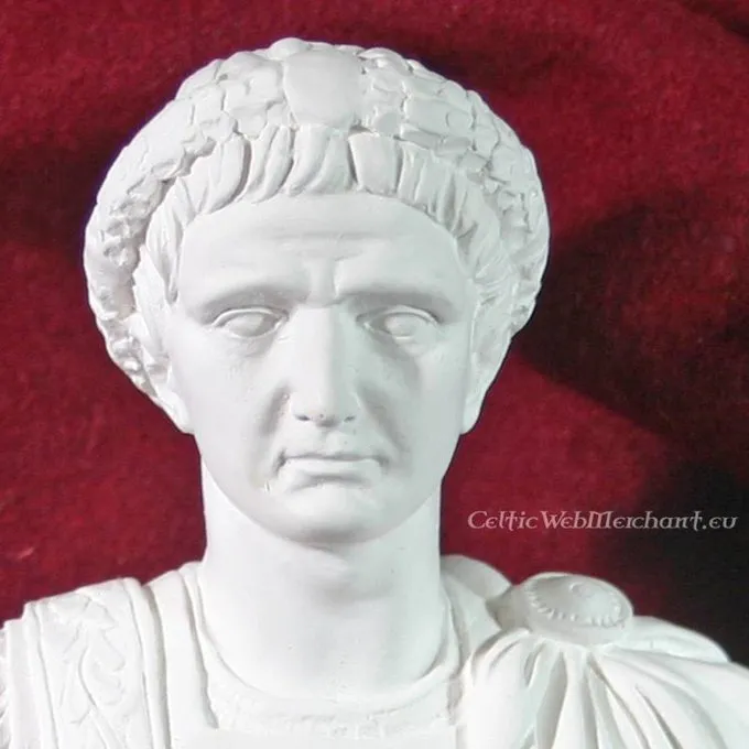 Bust Emperor Tiberius Claudius Nero - Image 2