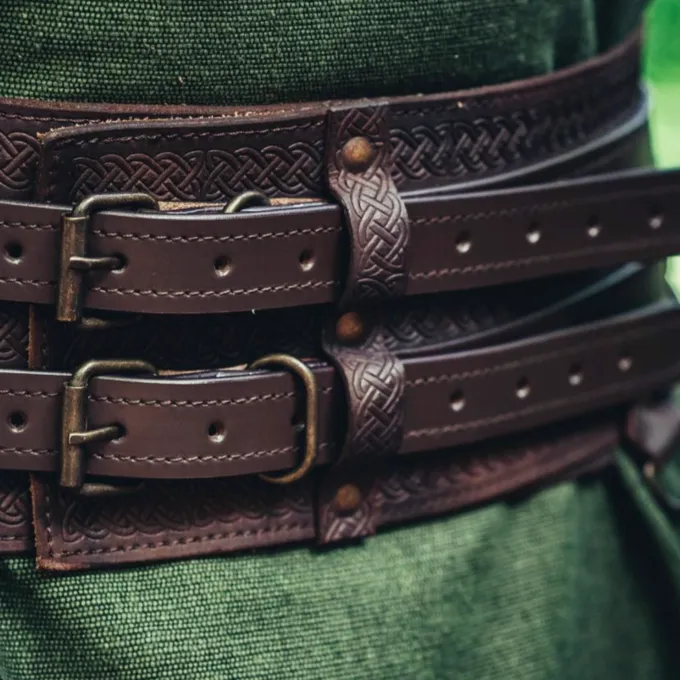 Leonardo Carbone Celtic Belt Ruari, Dark Brown - Image 2