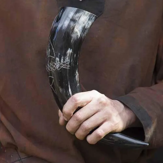 Epic Armoury Celtic Drinking Horn 0,5L, Dark