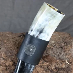 Mytholon Drinking Horn Belt Holder Tarek Black