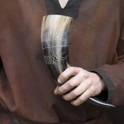 Epic Armoury Drinking Horn Druid 0,5L, Light