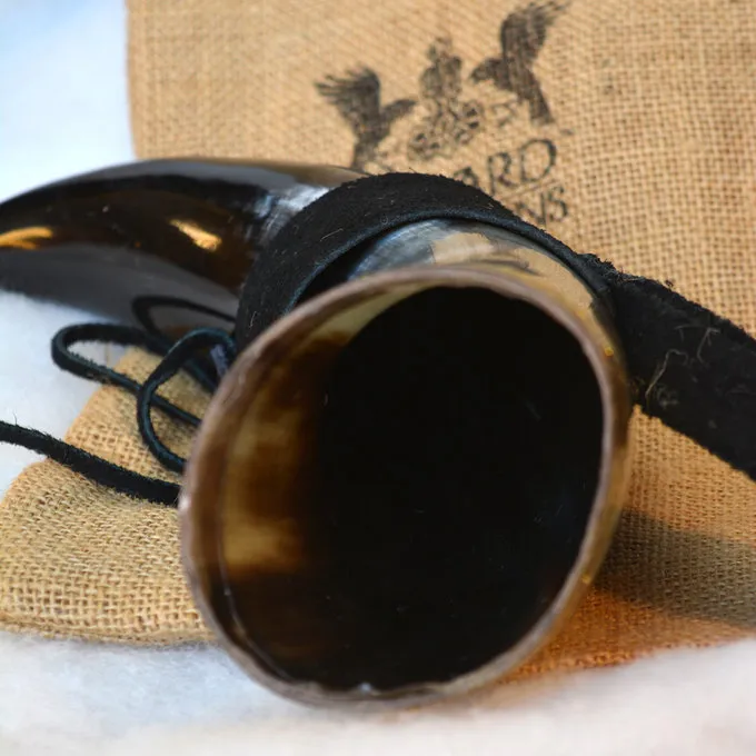 Windlass Steelcrafts Drinking Horn Odin With Leather Holder - Image 6