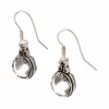 Earrings Gotland Mountain Crystal Bronze M
