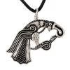 Germanic Raven Amulet, Silvered