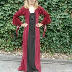 Leonardo Carbone Girl's Dress Aline Red-black