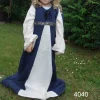 Leonardo Carbone Girl's Dress Ariane Blue-white