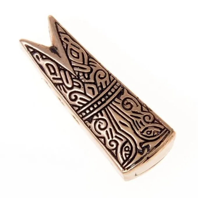 Gotland Fish Head Jewel L, Bronze