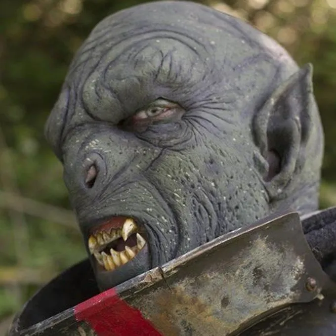 Epic Armoury Green Orc Mask - Image 2