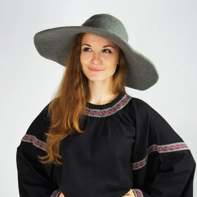 Leonardo Carbone Historical Brimmed Hat, Grey - Image 2