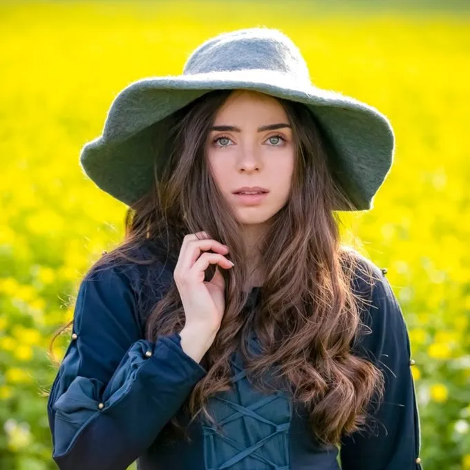 Leonardo Carbone Historical Brimmed Hat, Grey - Image 5
