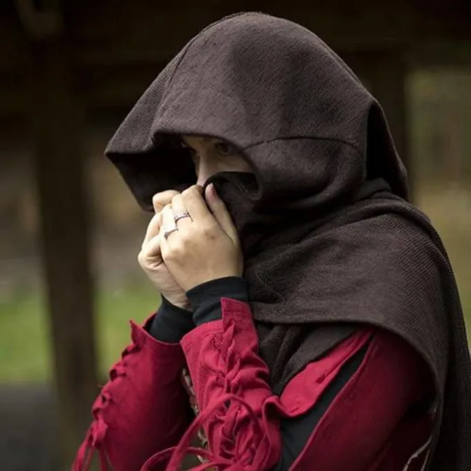 Epic Armoury Hood Assassins Creed, Dark Brown - Image 5