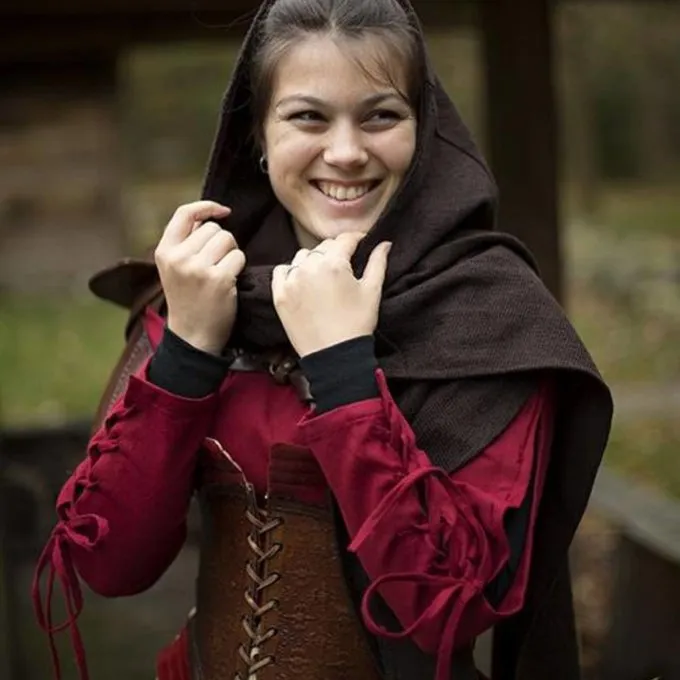 Epic Armoury Hood Assassins Creed, Dark Brown - Image 6