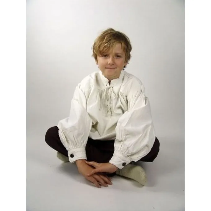 Leonardo Carbone Medieval Boy's Shirt Blue - Image 6