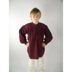 Leonardo Carbone Medieval Boy's Shirt Red