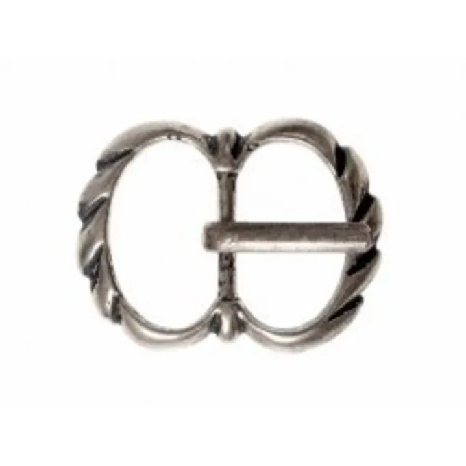 Medieval Buckle Small, Silver Plated