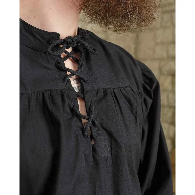 Mytholon Medieval Shirt Alex, Black - Image 3