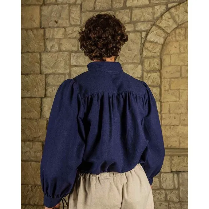 Mytholon Medieval Shirt Ansgar, Blue - Image 2