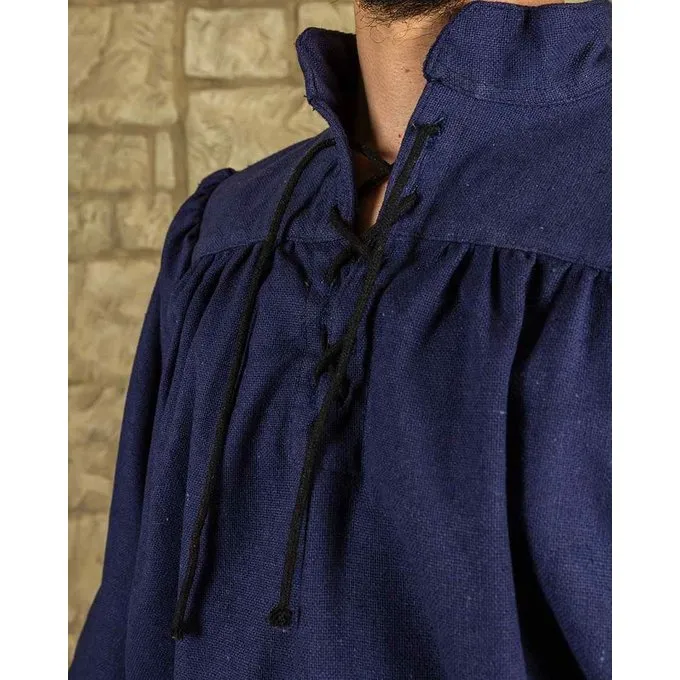 Mytholon Medieval Shirt Ansgar, Blue - Image 4