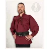 Mytholon Medieval Shirt Ansgar, Burgundy