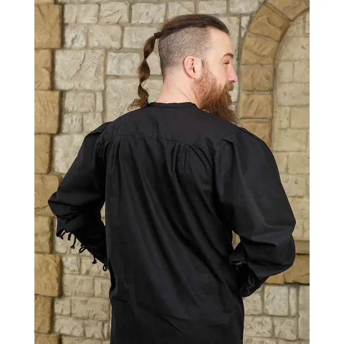 Mytholon Medieval Shirt Simon, Black - Image 3