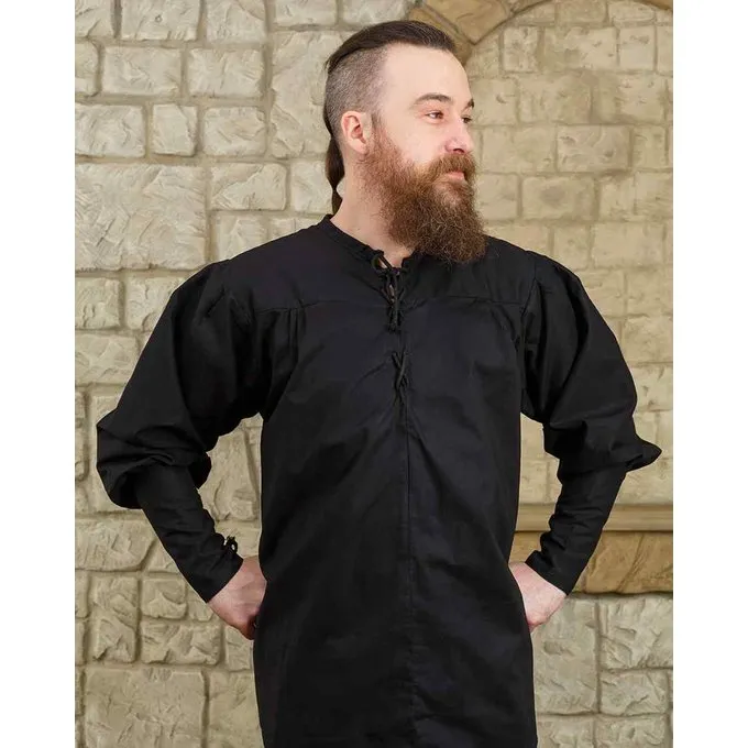 Mytholon Medieval Shirt Simon, Black