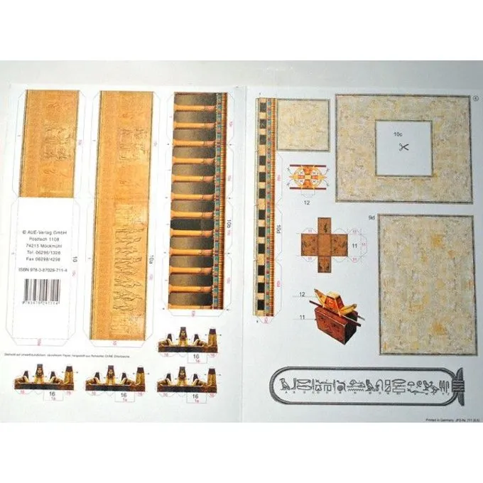 Model Building Kit Egyptian Temple 1550 - 1070 BC. - Image 5