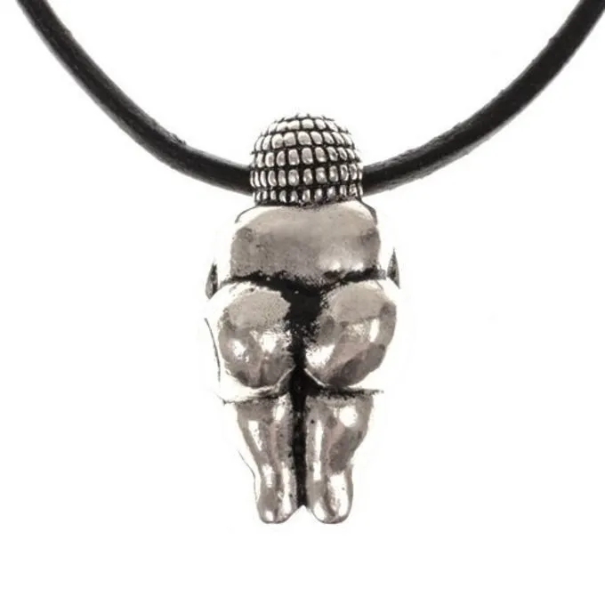 Mother Earth Amulet Willendorf, Silvered - Image 2