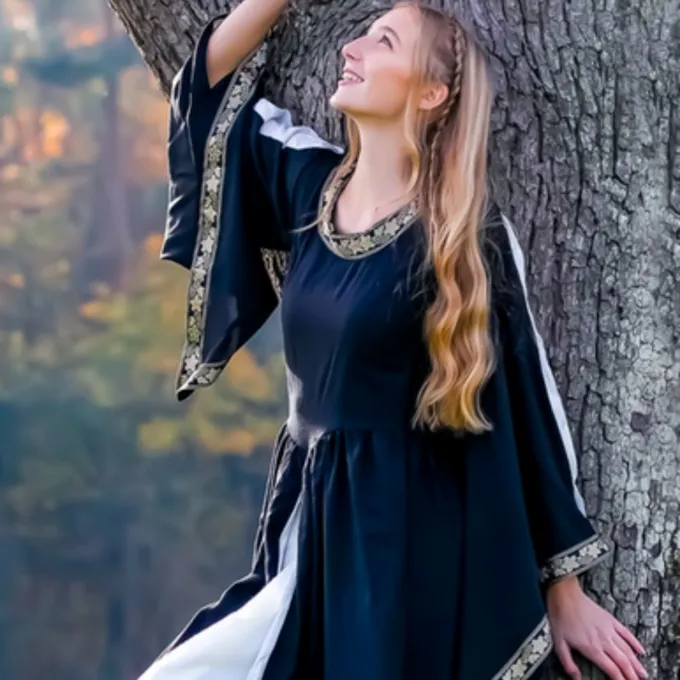 Leonardo Carbone Noble Embroidered Dress Loretta, Black - Image 2