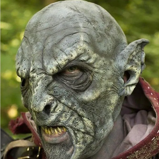 Epic Armoury Orc Mask Blue