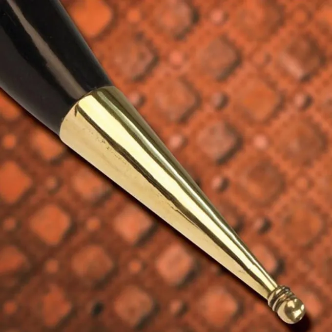 Windlass Steelcrafts Pagan Drinking Horn Mabon With Leather Holder - Image 4