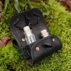 Epic Armoury Potion Holder With Two Bottles, Black