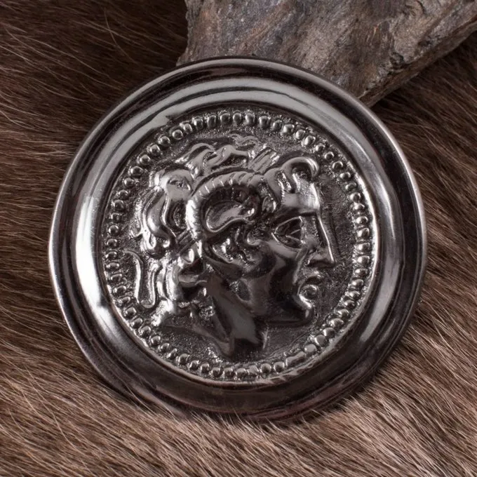 Deepeeka Roman Phalera Alexander The Great Silver Color - Image 2