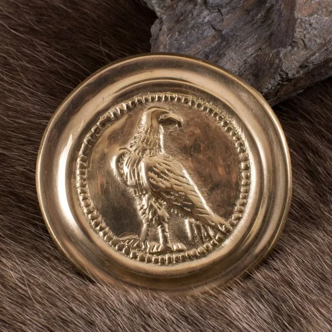 Deepeeka Roman Phalera Small Eagle Gold Color - Image 2
