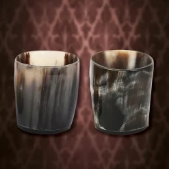 Windlass Steelcrafts Set Of 2 Horn Shot Glasses