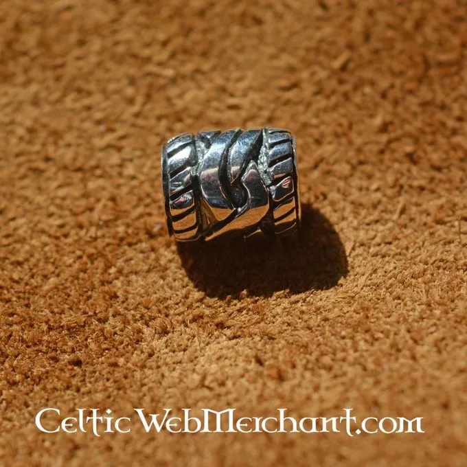 Silver Beard Bead With Celtic Knot - Image 2