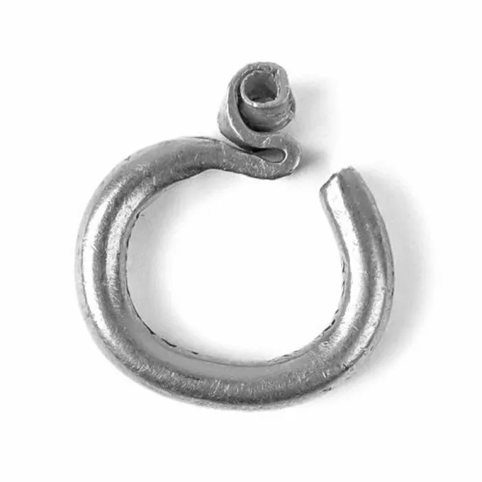 Slavic Temple Rings, S, Silvered