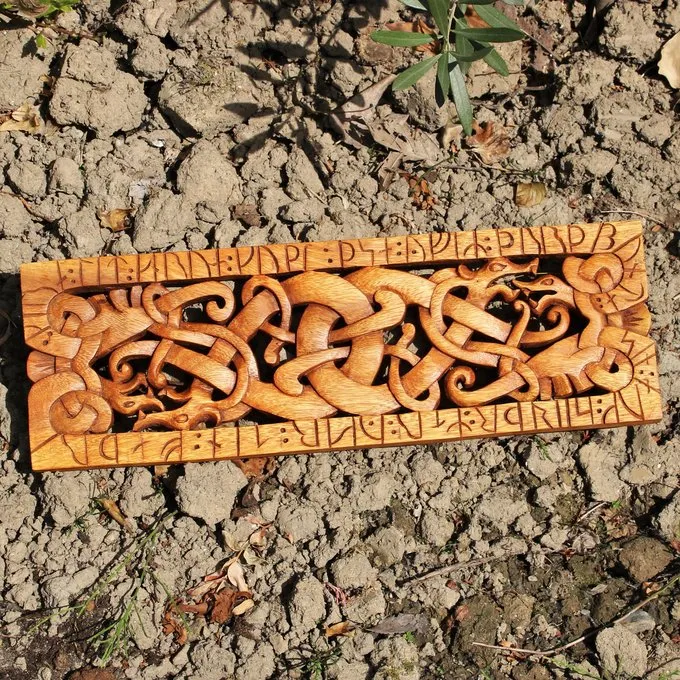 Urnes-style Wood Carving - Image 5