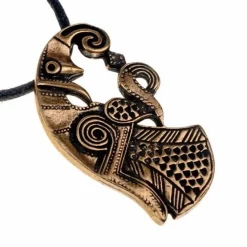 Vendel Raven Jewel, Brass