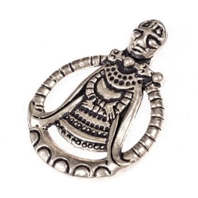 Viking Amulet Freya, Silvered