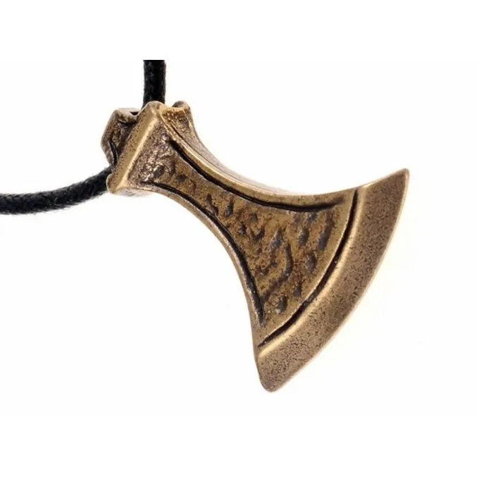 Viking Axe Jewel, Brass - Image 2