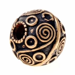 Viking Beard Bead Birka, Bronze