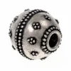 Viking Beard Bead Gotland, Silvered Bronze