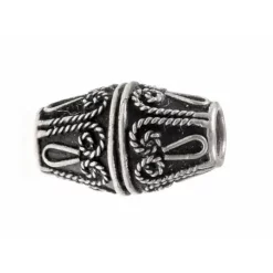Viking Beard Bead Rusvik, Silvered